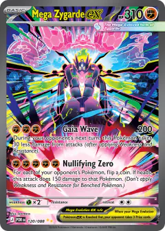 Mega Zygarde ex Special Illustration Rare card from Perfect Order