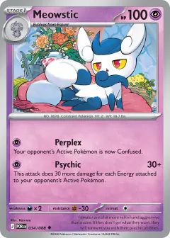 Meowstic Uncommon card from Perfect Order