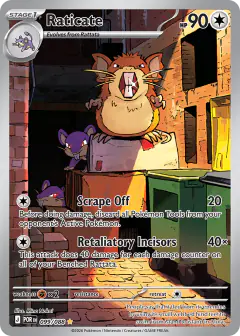Raticate Illustration Rare card from Perfect Order