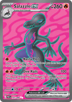 Salazzle ex Ultra Rare card from Perfect Order