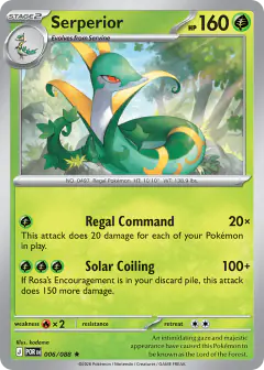 Serperior Rare card from Perfect Order