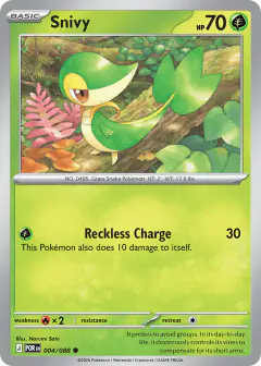 Snivy Common card from Perfect Order