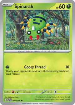 Spinarak Common card from Perfect Order