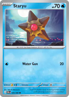 Staryu Common card from Perfect Order