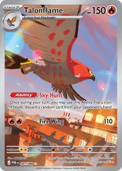 Talonflame Illustration Rare card from Perfect Order