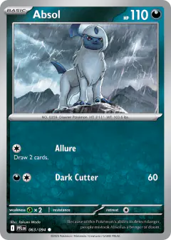 Absol Common card from Phantasmal Flames