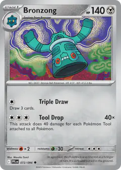 Bronzong Uncommon card from Phantasmal Flames