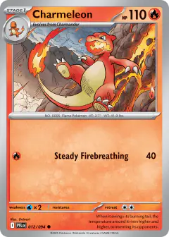 Charmeleon Common card from Phantasmal Flames