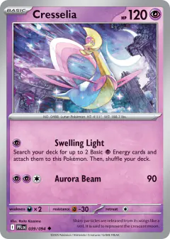 Cresselia Uncommon card from Phantasmal Flames