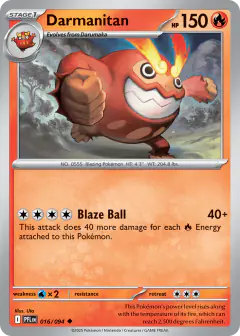 Darmanitan Uncommon card from Phantasmal Flames