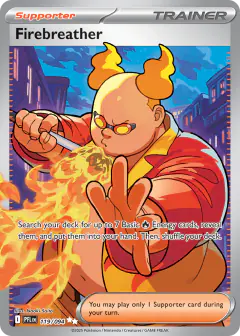 Firebreather Ultra Rare card from Phantasmal Flames