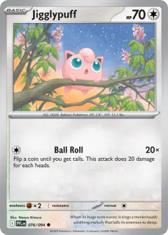 Jigglypuff Common card from Phantasmal Flames