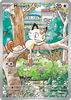 Meowth Illustration Rare card from Phantasmal Flames