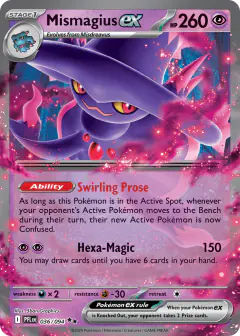 Mismagius ex Double Rare card from Phantasmal Flames
