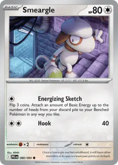 Smeargle Common card from Phantasmal Flames