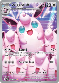 Wigglytuff Illustration Rare card from Phantasmal Flames