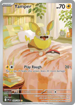 Yamper Illustration Rare card from Phantasmal Flames