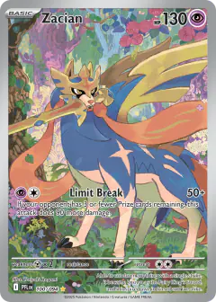 Zacian Illustration Rare card from Phantasmal Flames