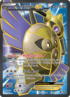 Aegislash-EX Rare Ultra card from Phantom Forces