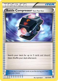 Battle Compressor Team Flare Gear Uncommon card from Phantom Forces