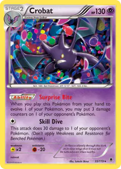 Crobat Rare card from Phantom Forces