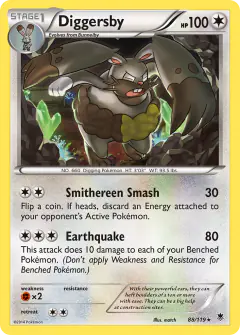 Diggersby Rare card from Phantom Forces