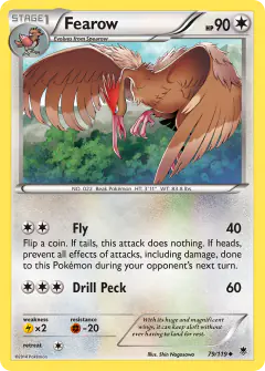 Fearow Uncommon card from Phantom Forces