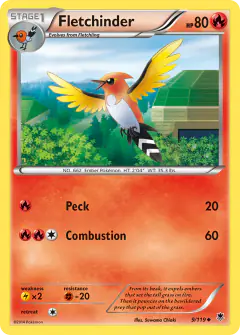 Fletchinder Uncommon card from Phantom Forces