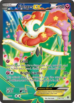 Florges-EX Rare Ultra card from Phantom Forces