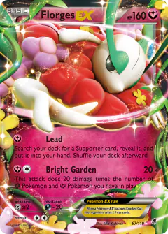 Florges-EX Rare Holo EX card from Phantom Forces