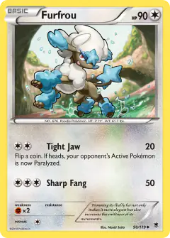 Furfrou Uncommon card from Phantom Forces