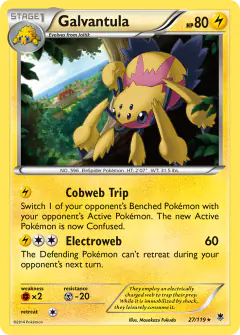 Galvantula Rare card from Phantom Forces