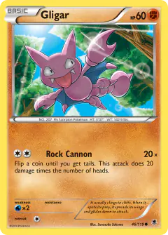 Gligar Common card from Phantom Forces