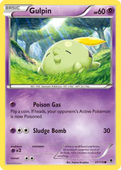 Gulpin Common card from Phantom Forces