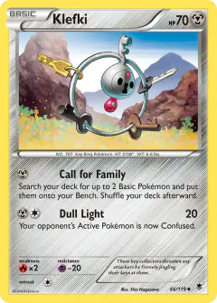 Klefki Uncommon card from Phantom Forces