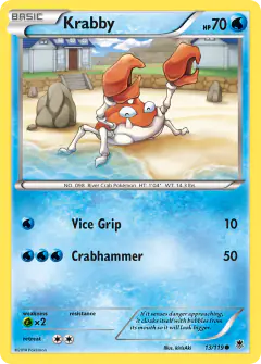 Krabby Common card from Phantom Forces