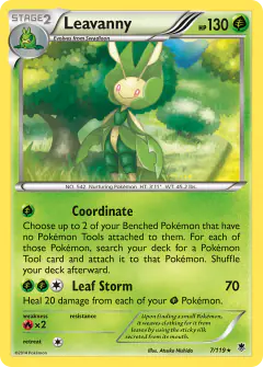 Leavanny Rare card from Phantom Forces