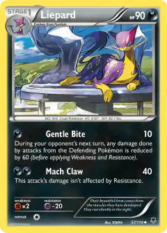 Liepard Uncommon card from Phantom Forces