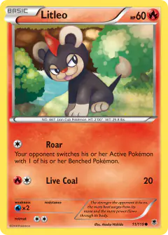 Litleo Common card from Phantom Forces