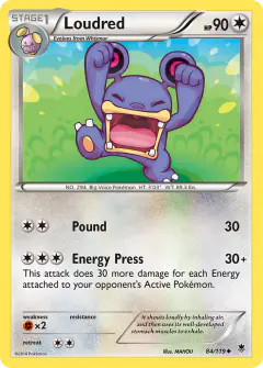 Loudred Uncommon card from Phantom Forces