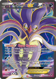 Malamar-EX Rare Ultra card from Phantom Forces