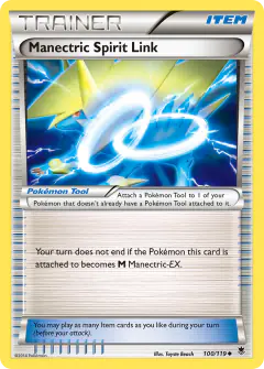 Manectric Spirit Link Uncommon card from Phantom Forces