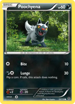 Poochyena Common card from Phantom Forces