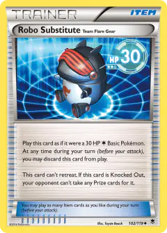 Robo Substitute Team Flare Gear Uncommon card from Phantom Forces