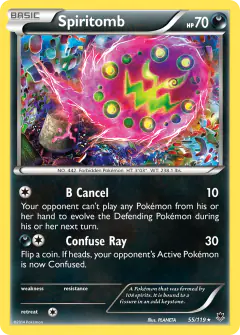 Spiritomb Rare card from Phantom Forces