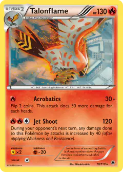 Talonflame Rare card from Phantom Forces