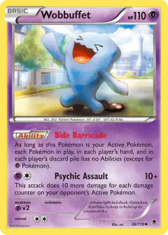 Wobbuffet Uncommon card from Phantom Forces