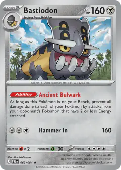 Bastiodon Rare card from Pitch Black