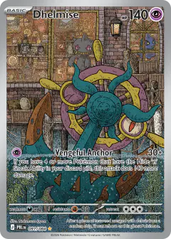 Dhelmise Illustration Rare card from Pitch Black