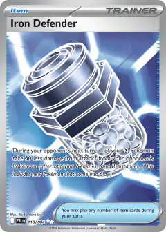 Iron Defender Ultra Rare card from Pitch Black